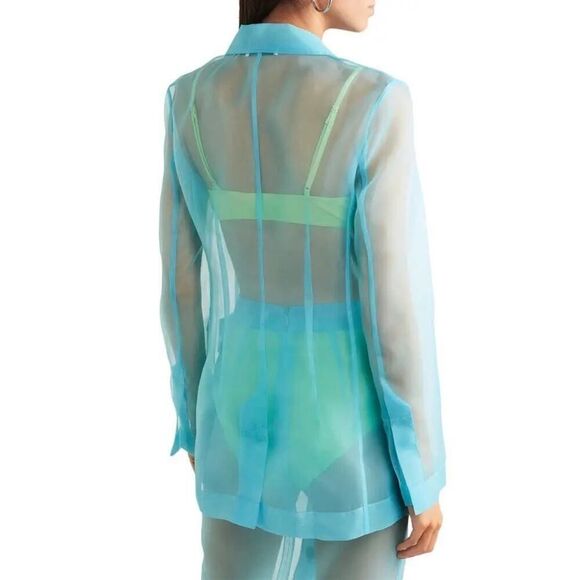 Rejina Pyo Sophie Organza Sheer Jacket size UK8 - Picture 4 of 12
